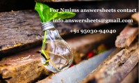 Customized NMIMS April 2022 answersheets