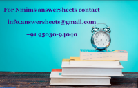NMIMS Assignments April 2022 – 1st sem , 2nd sem, 3rd and 4th semester