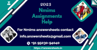 NMIMS April-May 2023 MBA assignments - Using NPV method of capital budgeting which of the following projects would you s